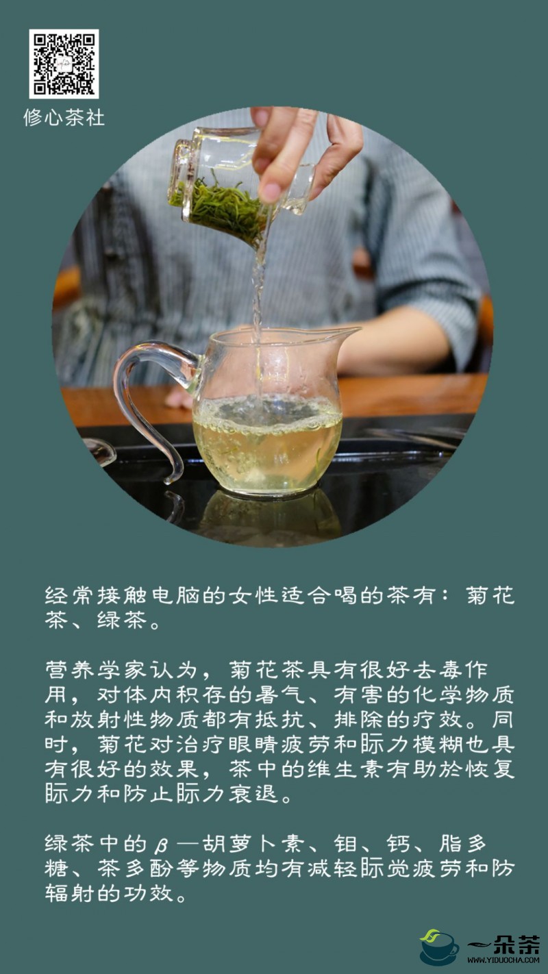 电脑前我们要喝的茶